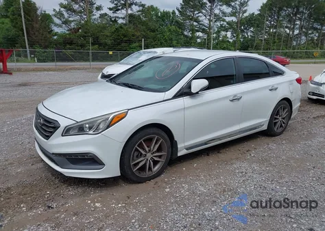 2015 Hyundai Sonata Sport 2.0T из США, поврежденный, VIN 5NPE34AB1FH193503